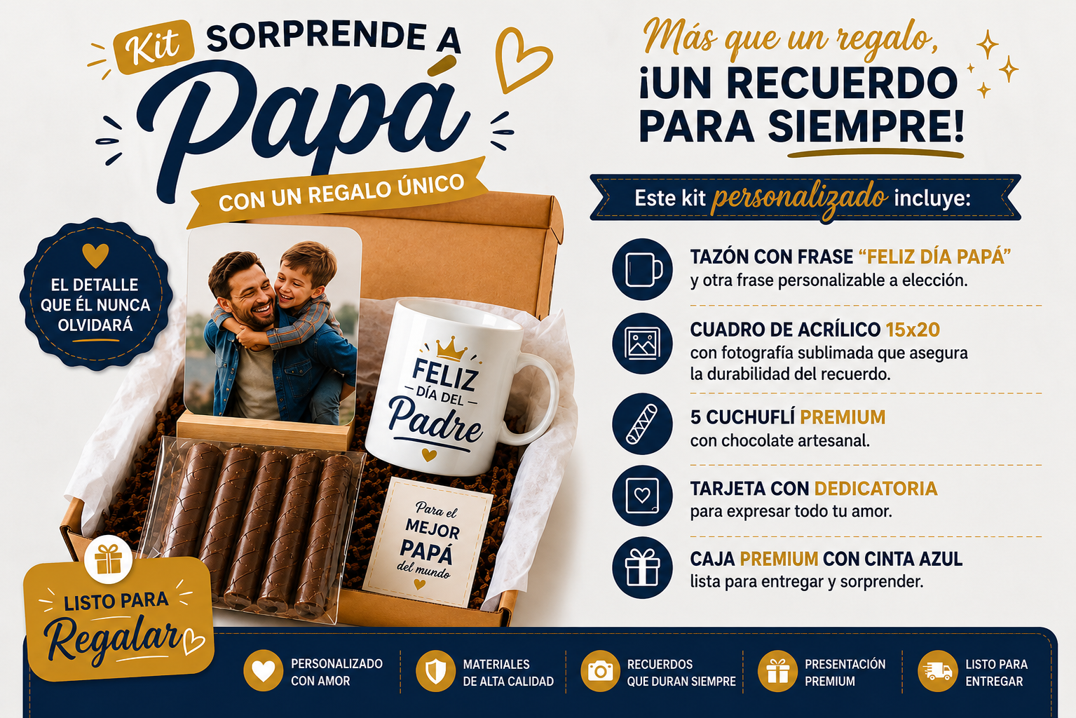 Kit Día del Padre personalizado